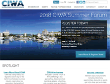 Tablet Screenshot of ciwa.net